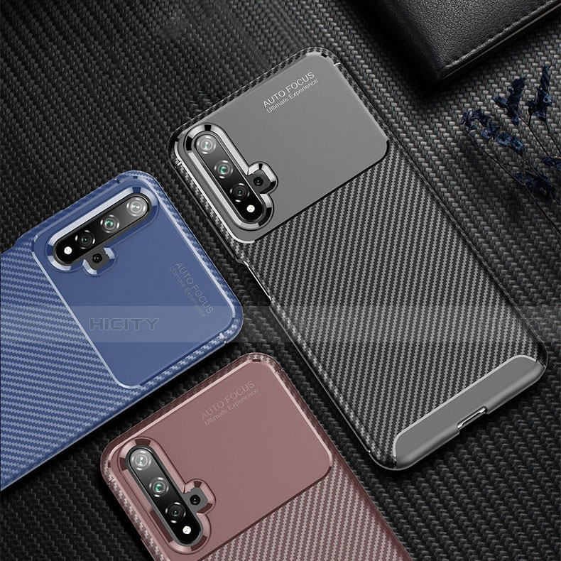 Coque Silicone Housse Etui Gel Serge pour Huawei Nova 5 Pro Plus