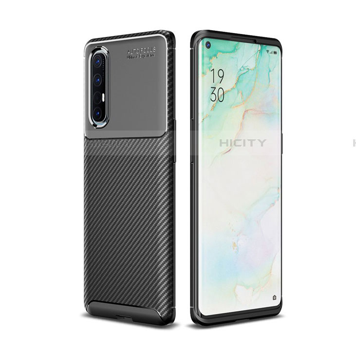 Coque Silicone Housse Etui Gel Serge pour Oppo Reno3 Pro Plus