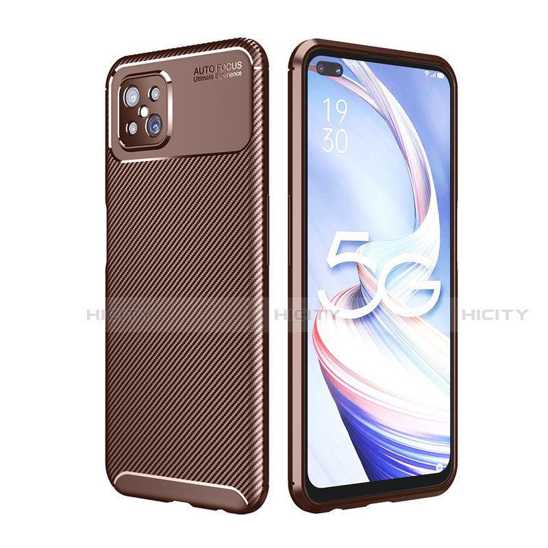 Coque Silicone Housse Etui Gel Serge pour Oppo Reno4 Z 5G Plus