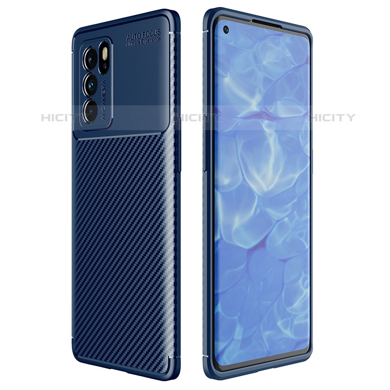 Coque Silicone Housse Etui Gel Serge pour Oppo Reno6 Pro 5G India Plus