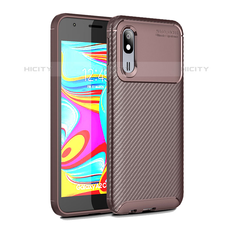 Coque Silicone Housse Etui Gel Serge pour Samsung Galaxy A2 Core A260F A260G Plus