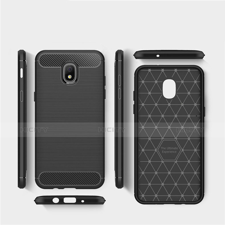 Coque Silicone Housse Etui Gel Serge pour Samsung Galaxy J3 (2018) SM-J377A Plus