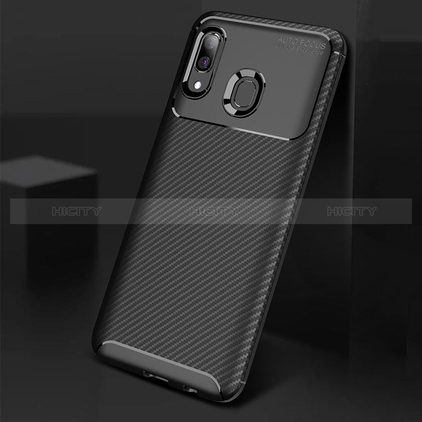 Coque Silicone Housse Etui Gel Serge pour Samsung Galaxy M10S Plus