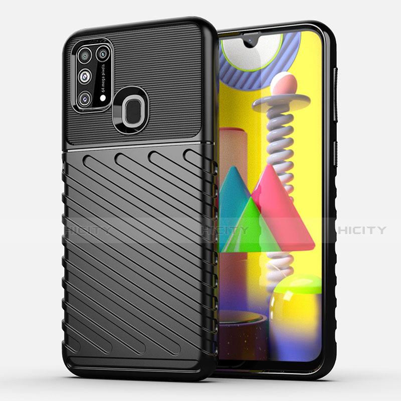 Coque Silicone Housse Etui Gel Serge pour Samsung Galaxy M21s Plus