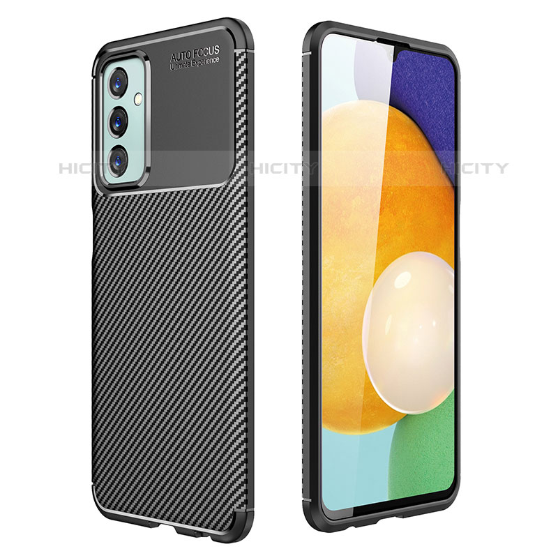 Coque Silicone Housse Etui Gel Serge pour Samsung Galaxy M23 5G Noir Plus