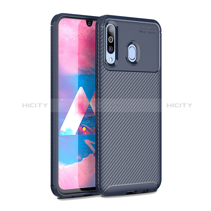 Coque Silicone Housse Etui Gel Serge pour Samsung Galaxy M30 Plus