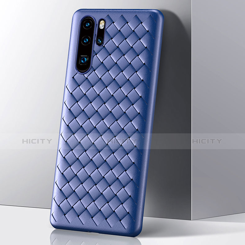 Coque Silicone Housse Etui Gel Serge S01 pour Huawei P30 Pro New Edition Bleu Plus