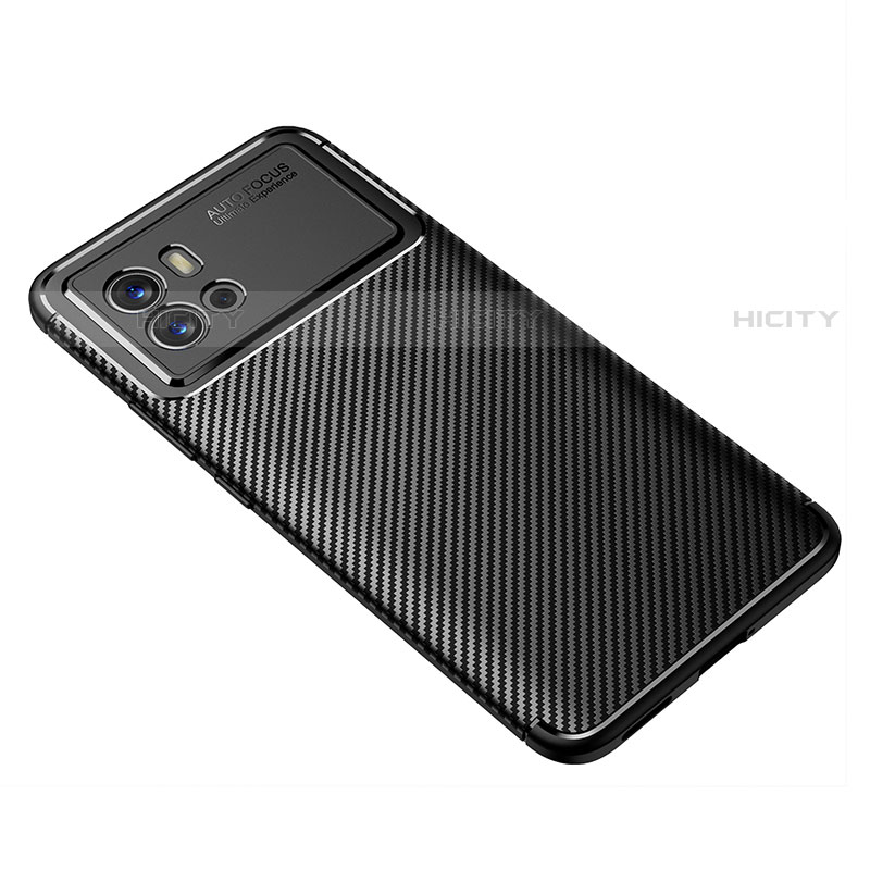 Coque Silicone Housse Etui Gel Serge S01 pour Vivo iQOO 9 Pro 5G Noir Plus