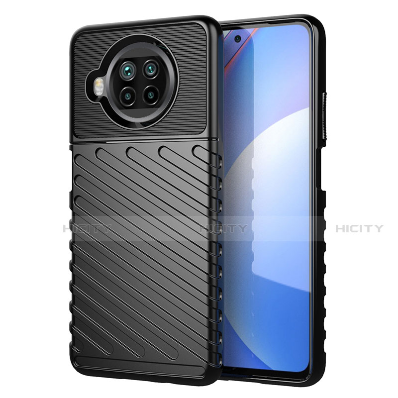 Coque Silicone Housse Etui Gel Serge S01 pour Xiaomi Mi 10i 5G Noir Plus