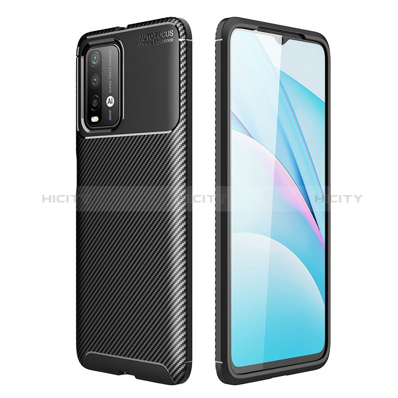 Coque Silicone Housse Etui Gel Serge S01 pour Xiaomi Redmi 9 Power Noir Plus