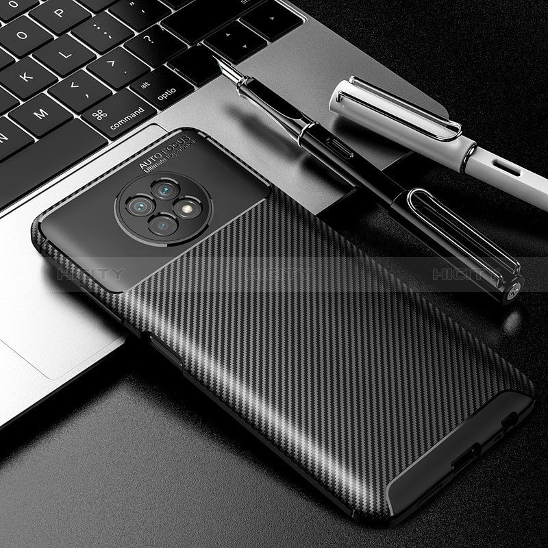 Coque Silicone Housse Etui Gel Serge S01 pour Xiaomi Redmi Note 9T 5G Noir Plus