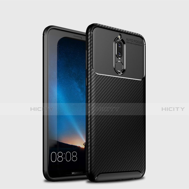 Coque Silicone Housse Etui Gel Serge S03 pour Huawei Mate 10 Lite Noir Plus