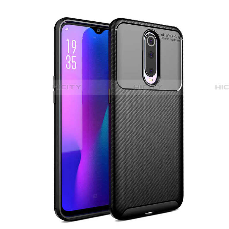 Coque Silicone Housse Etui Gel Serge Y01 pour Oppo RX17 Pro Noir Plus