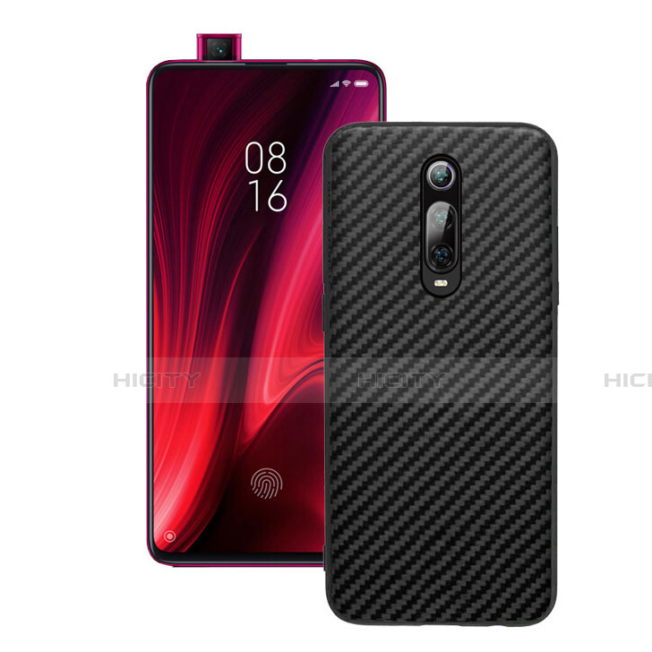 Coque Silicone Housse Etui Gel Serge Y01 pour Xiaomi Mi 9T Noir Plus