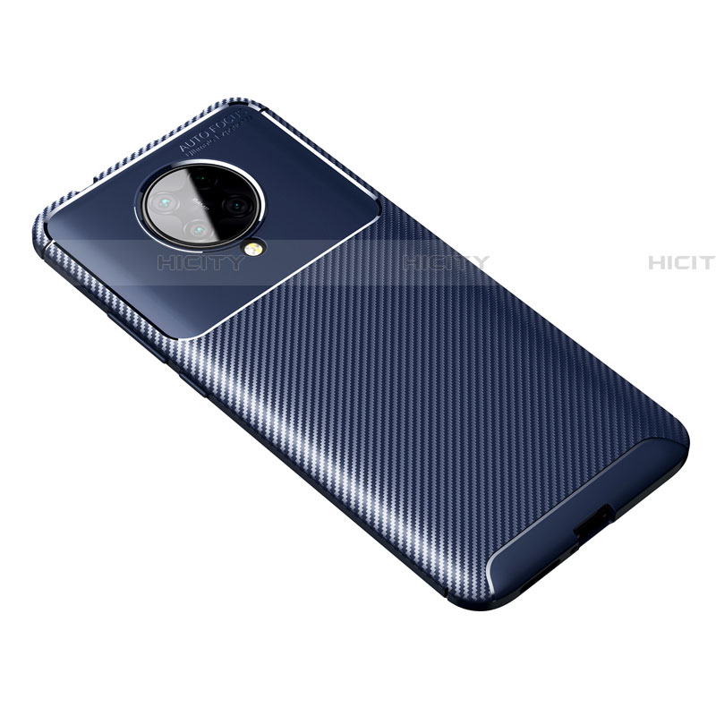 Coque Silicone Housse Etui Gel Serge Y01 pour Xiaomi Poco F2 Pro Bleu Plus