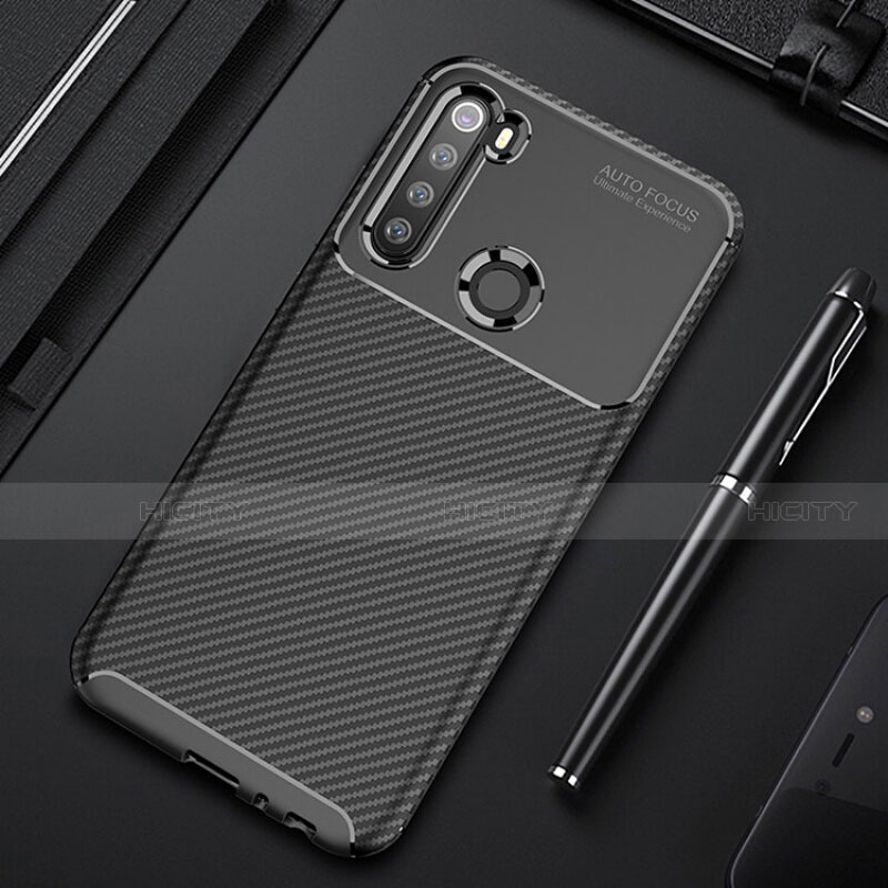 Coque Silicone Housse Etui Gel Serge Y01 pour Xiaomi Redmi Note 8 Noir Plus