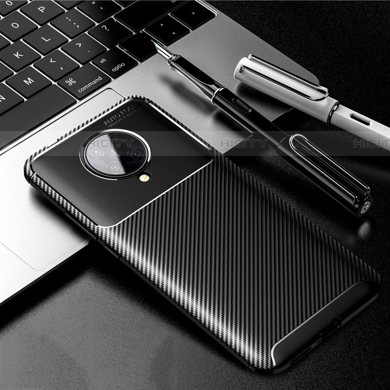 Coque Silicone Housse Etui Gel Serge Y02 pour Xiaomi Poco F2 Pro Noir Plus