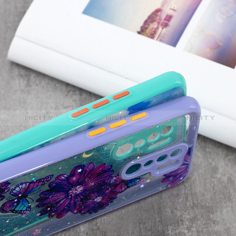 Coque Silicone Motif Fantaisie Souple Couleur Unie Etui Housse avec Laniere Strap Y01X pour Xiaomi Redmi 9 Plus