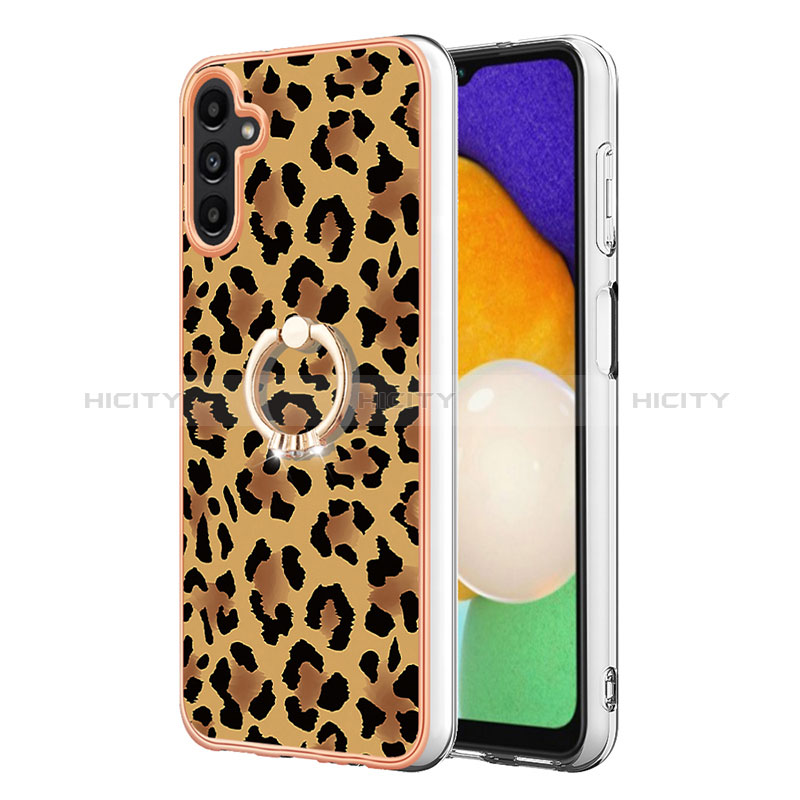 Coque Silicone Motif Fantaisie Souple Couleur Unie Etui Housse avec Laniere Strap YB8 pour Samsung Galaxy A14 4G Plus