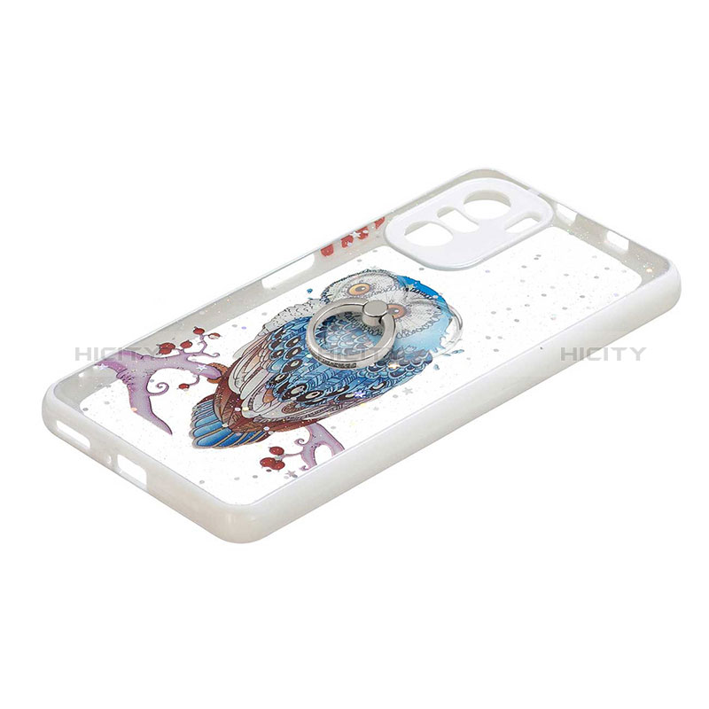 Coque Silicone Motif Fantaisie Souple Couleur Unie Etui Housse avec Support Bague Anneau Y01X pour Xiaomi Mi 11i 5G Mixte Plus