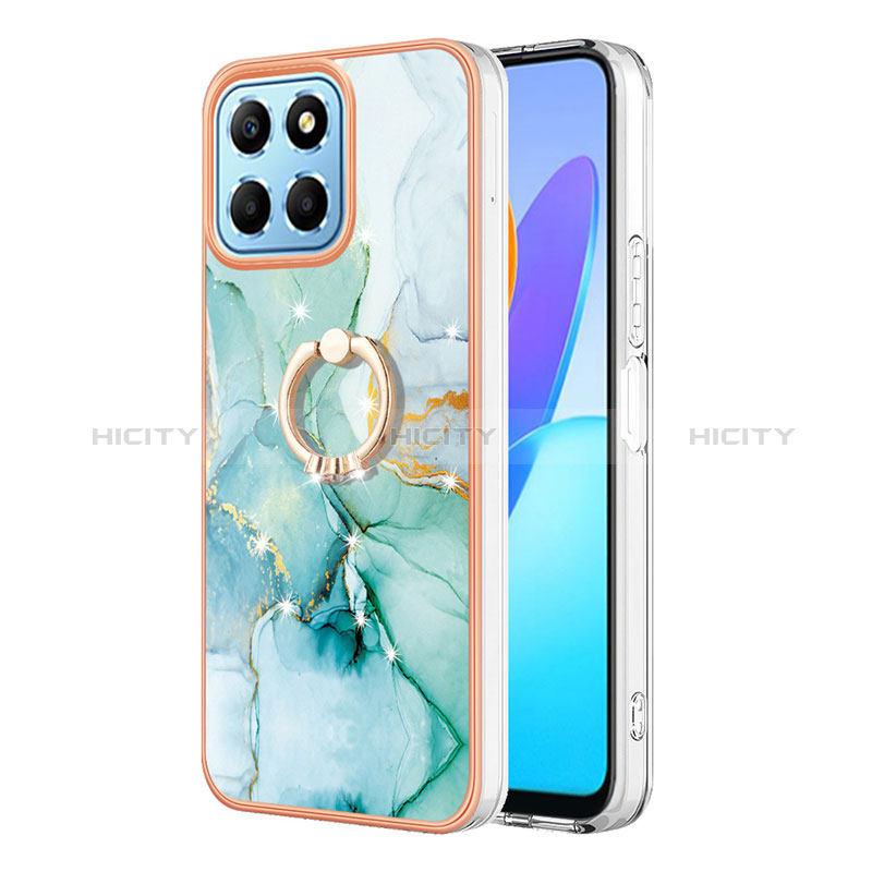 Coque Silicone Motif Fantaisie Souple Couleur Unie Etui Housse avec Support Bague Anneau Y05B pour Huawei Honor 70 Lite 5G Plus