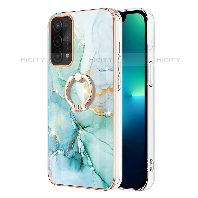 Coque Silicone Motif Fantaisie Souple Couleur Unie Etui Housse avec Support Bague Anneau Y05B pour OnePlus Nord N200 5G Plus