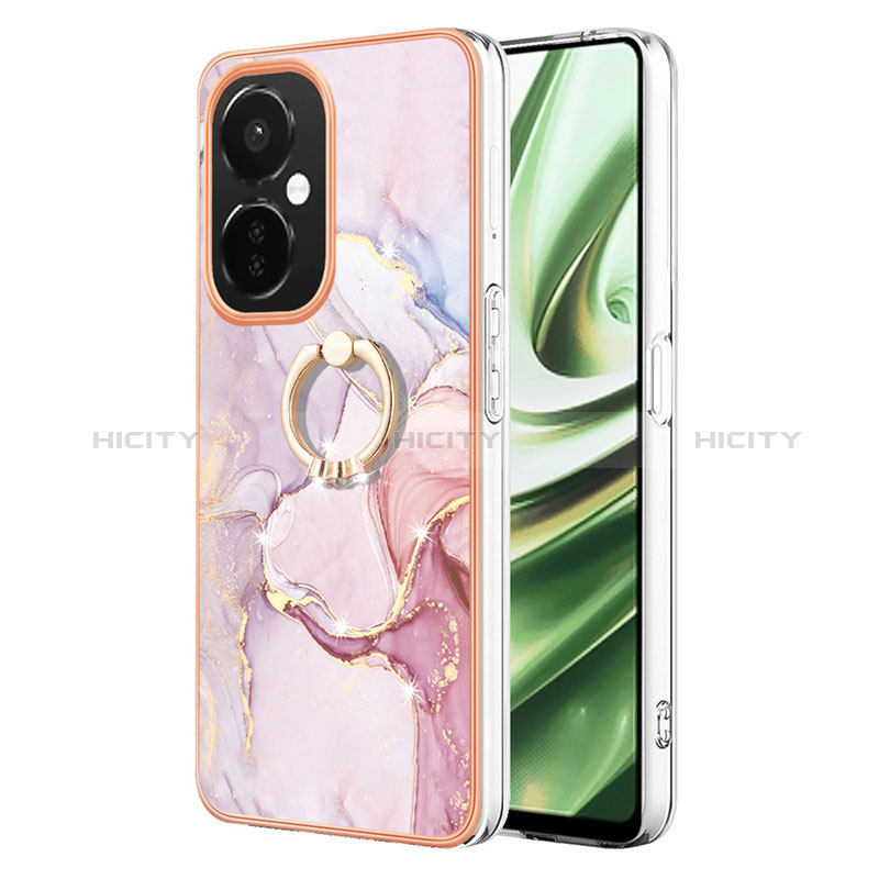 Coque Silicone Motif Fantaisie Souple Couleur Unie Etui Housse avec Support Bague Anneau Y05B pour OnePlus Nord N30 5G Plus