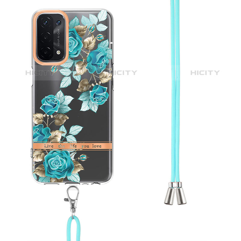 Coque Silicone Motif Fantaisie Souple Couleur Unie Etui Housse avec Support Bague Anneau Y06B pour OnePlus Nord N200 5G Plus