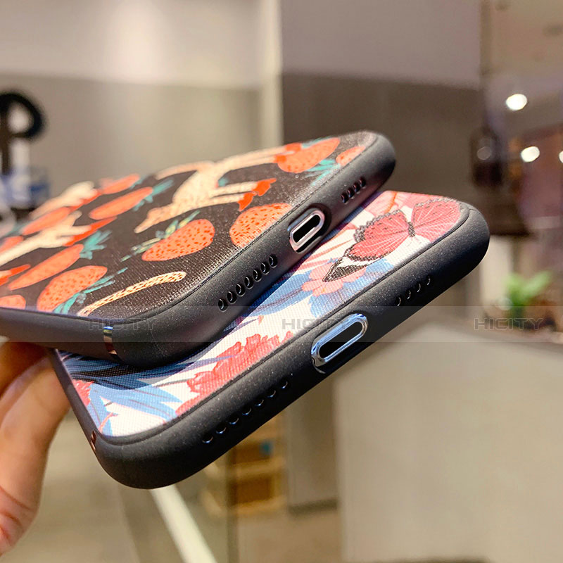 Coque Silicone Motif Fantaisie Souple Couleur Unie Etui Housse H06 pour Apple iPhone 11 Pro Max Plus