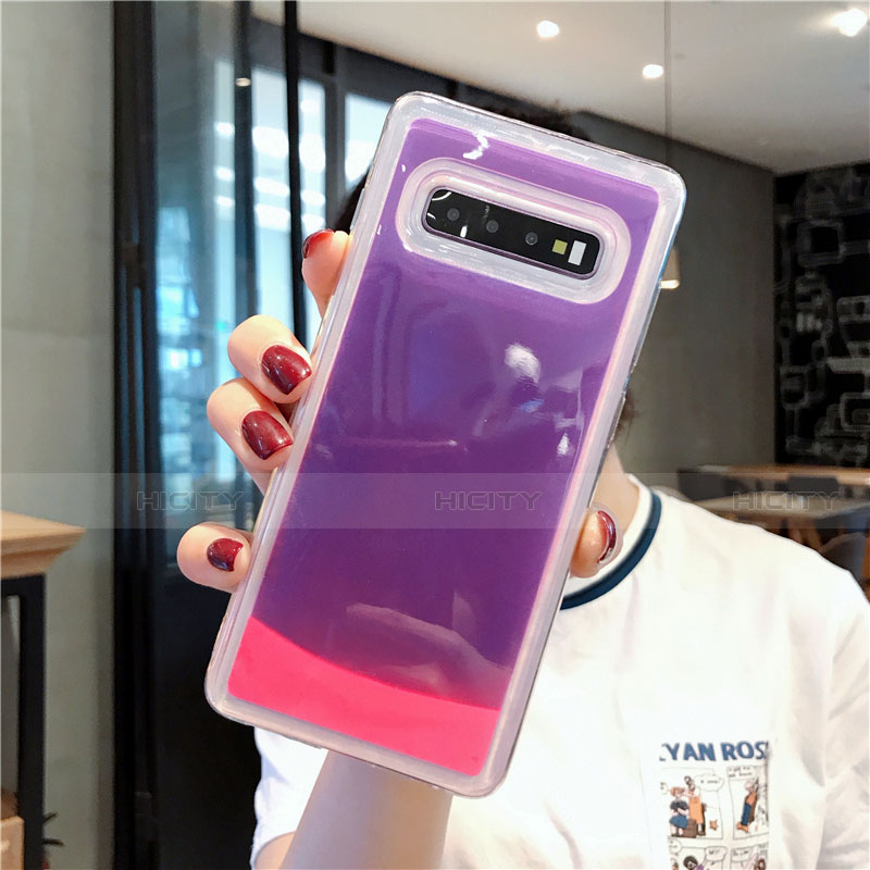 Coque Silicone Motif Fantaisie Souple Couleur Unie Etui Housse K02 pour Samsung Galaxy S10 5G Plus