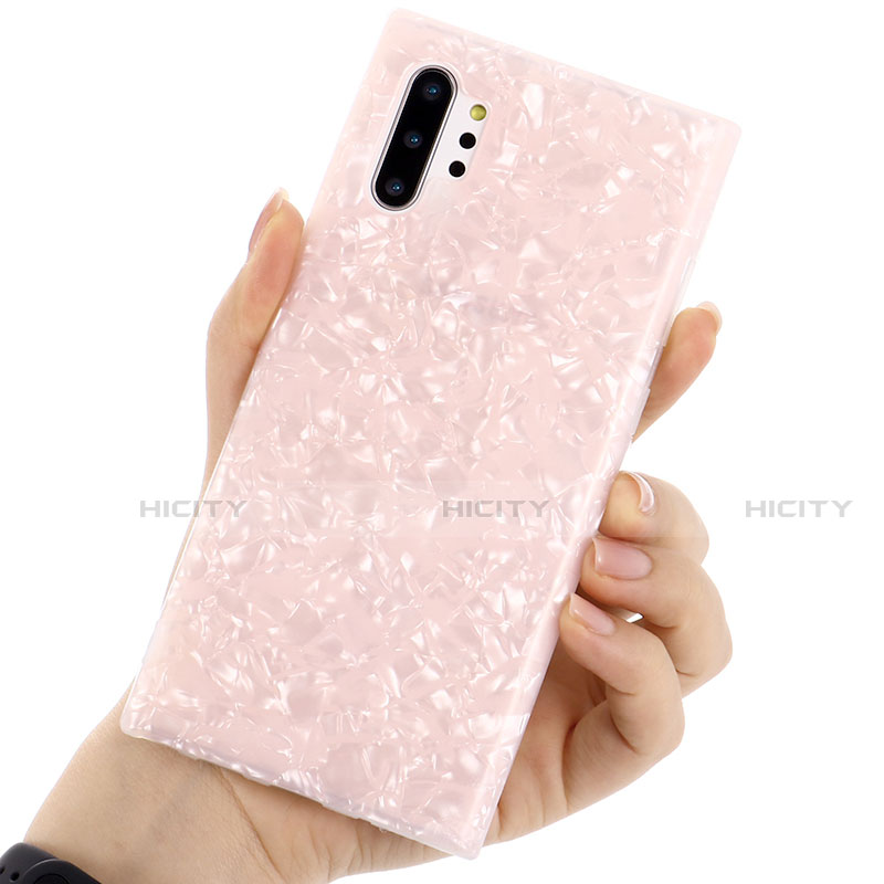 Coque Silicone Motif Fantaisie Souple Couleur Unie Etui Housse P01 pour Samsung Galaxy Note 10 Plus 5G Plus