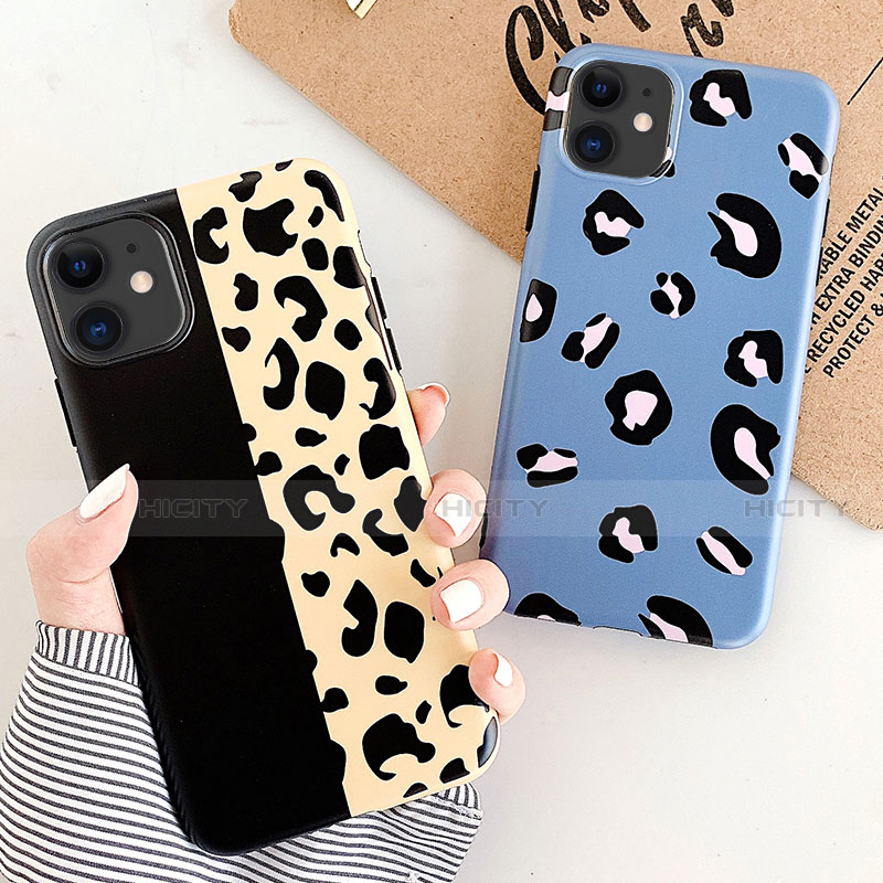 Coque Silicone Motif Fantaisie Souple Couleur Unie Etui Housse pour Apple iPhone 11 Plus