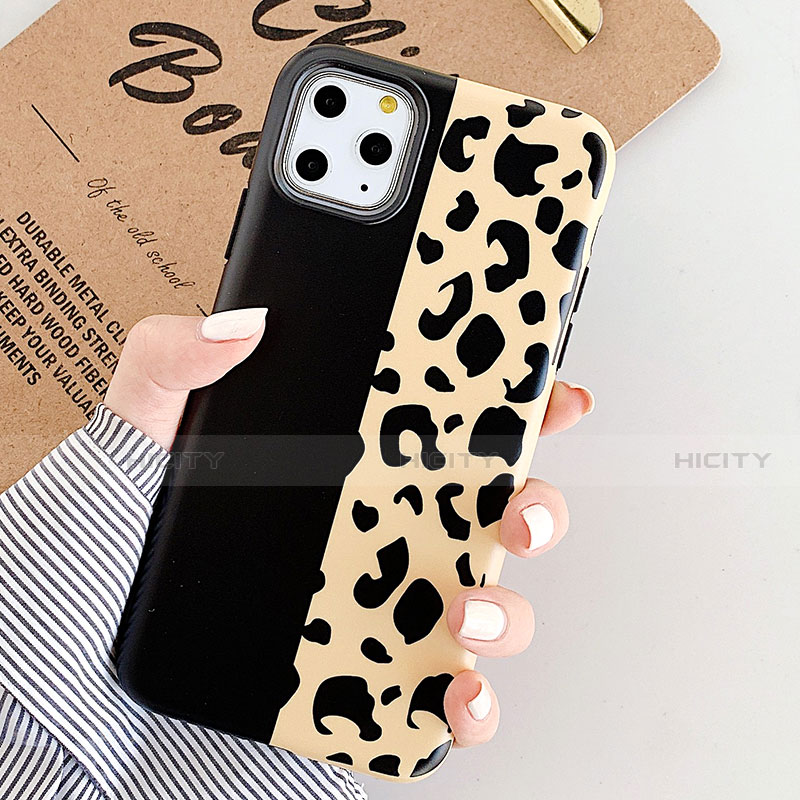 Coque Silicone Motif Fantaisie Souple Couleur Unie Etui Housse pour Apple iPhone 11 Pro Plus