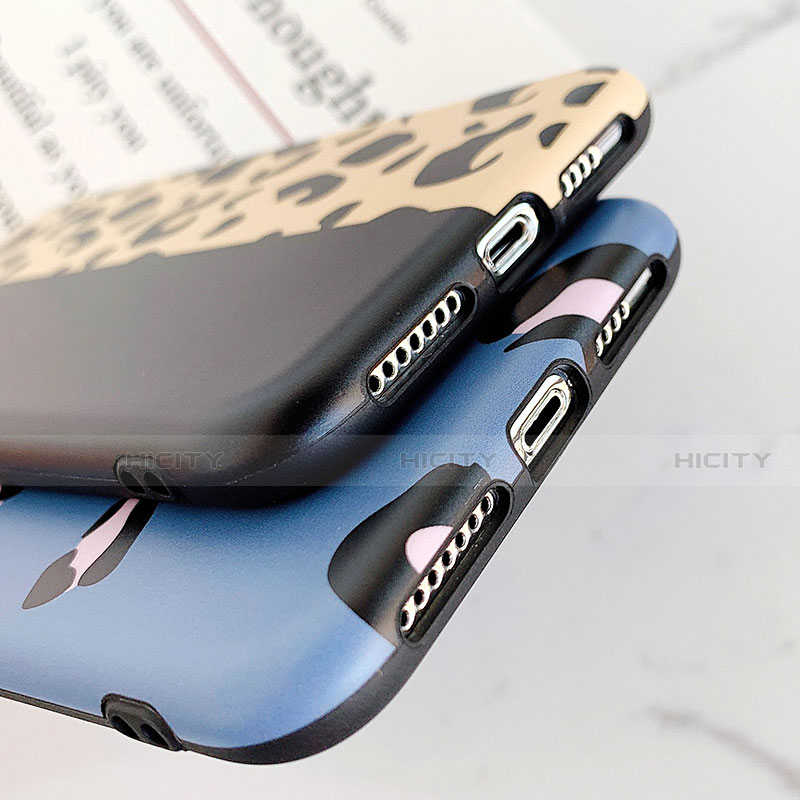 Coque Silicone Motif Fantaisie Souple Couleur Unie Etui Housse pour Apple iPhone 11 Pro Plus