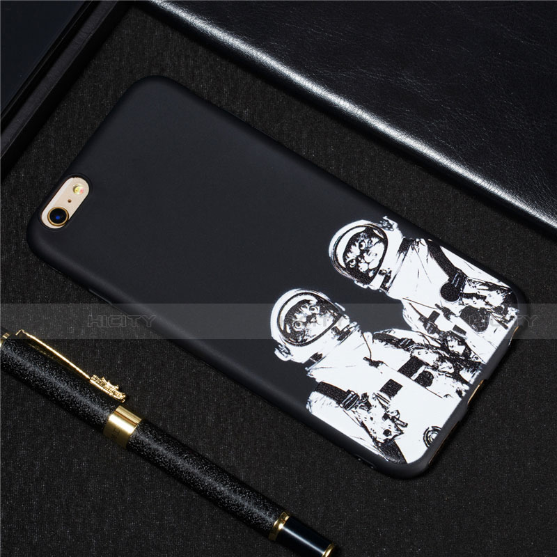 Coque Silicone Motif Fantaisie Souple Couleur Unie Etui Housse pour Apple iPhone 6 Plus