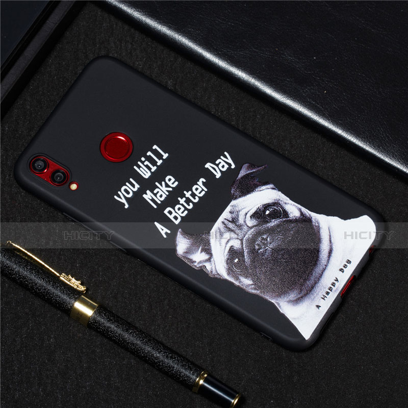 Coque Silicone Motif Fantaisie Souple Couleur Unie Etui Housse pour Huawei Honor V10 Lite Plus