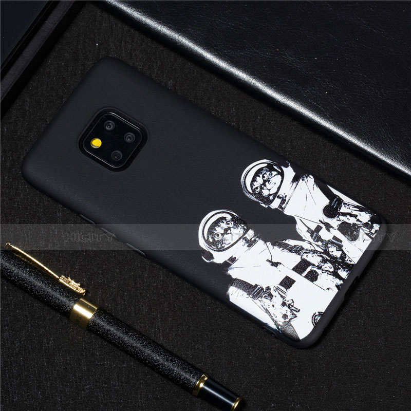 Coque Silicone Motif Fantaisie Souple Couleur Unie Etui Housse pour Huawei Mate 20 Pro Plus