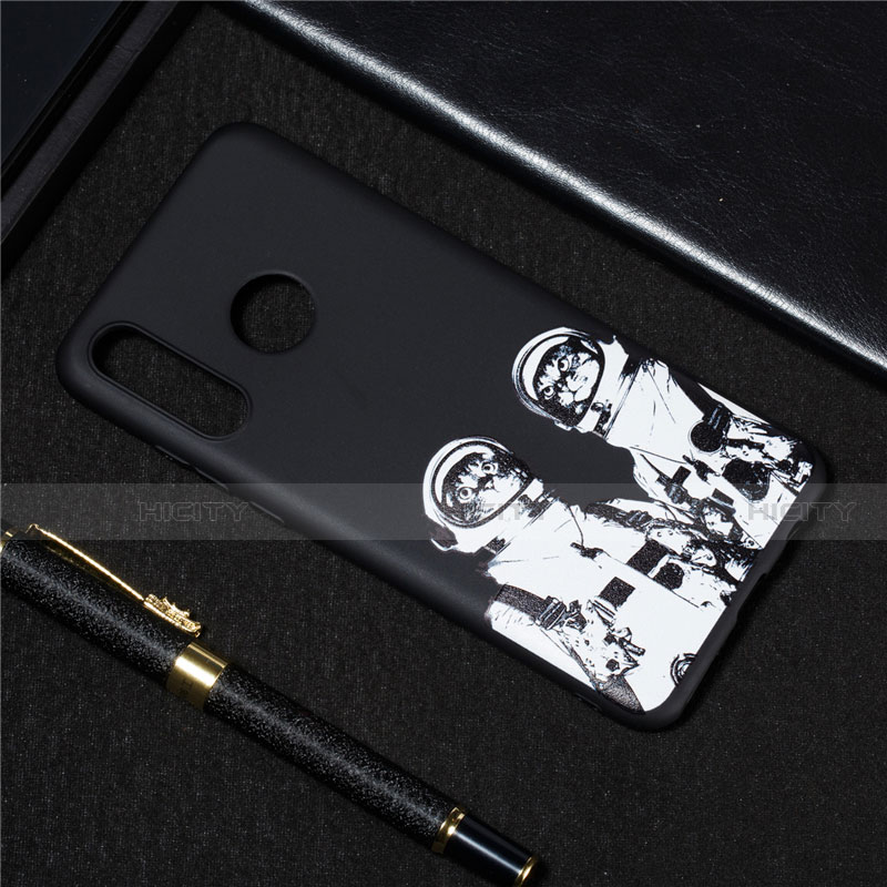 Coque Silicone Motif Fantaisie Souple Couleur Unie Etui Housse pour Huawei P30 Lite New Edition Plus