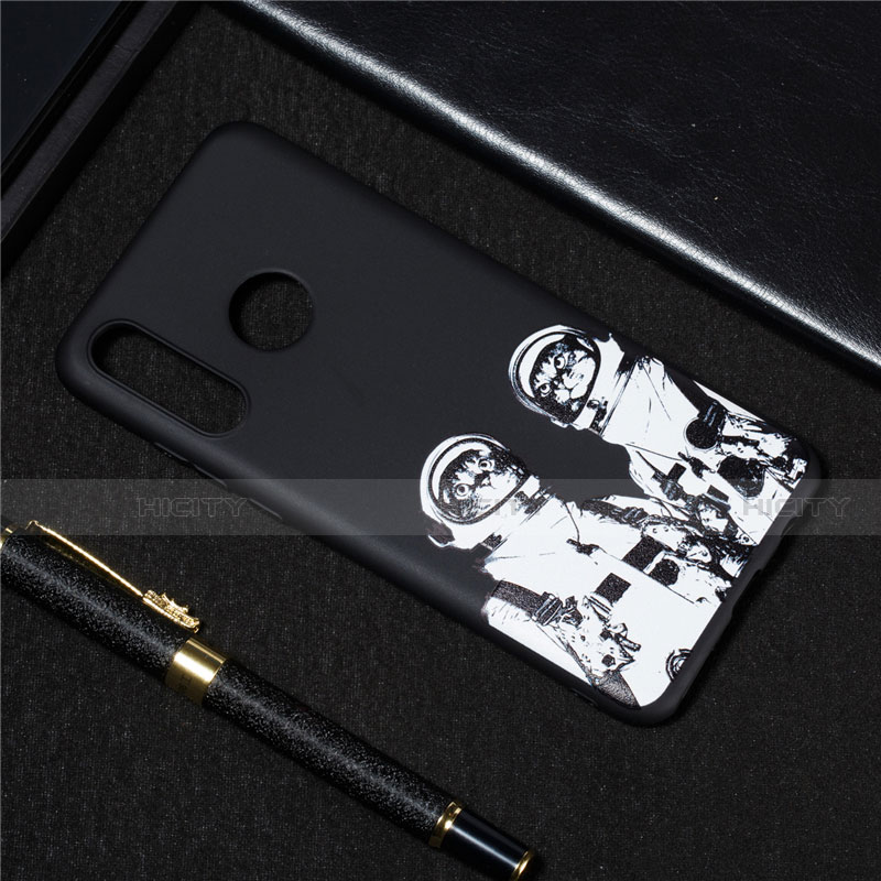 Coque Silicone Motif Fantaisie Souple Couleur Unie Etui Housse pour Huawei P30 Lite XL Plus