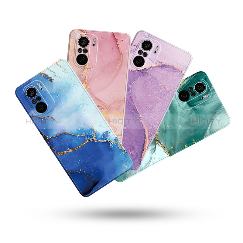 Coque Silicone Motif Fantaisie Souple Couleur Unie Etui Housse pour Xiaomi Mi 11X Pro 5G Plus