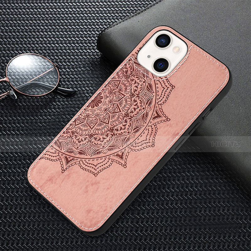 Coque Silicone Motif Fantaisie Souple Couleur Unie Etui Housse S01 pour Apple iPhone 13 Mini Plus