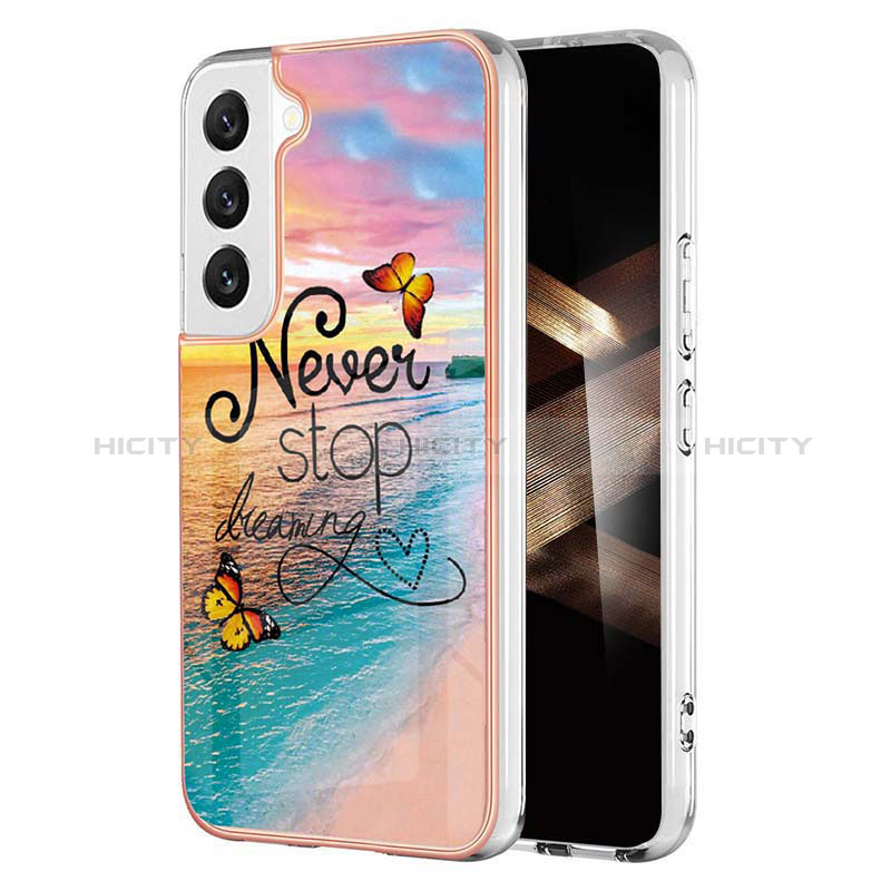 Coque Silicone Motif Fantaisie Souple Couleur Unie Etui Housse S01 pour Samsung Galaxy S24 5G Mixte Plus