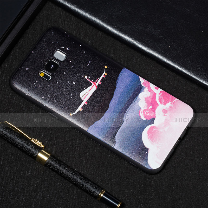 Coque Silicone Motif Fantaisie Souple Couleur Unie Etui Housse S01 pour Samsung Galaxy S8 Plus