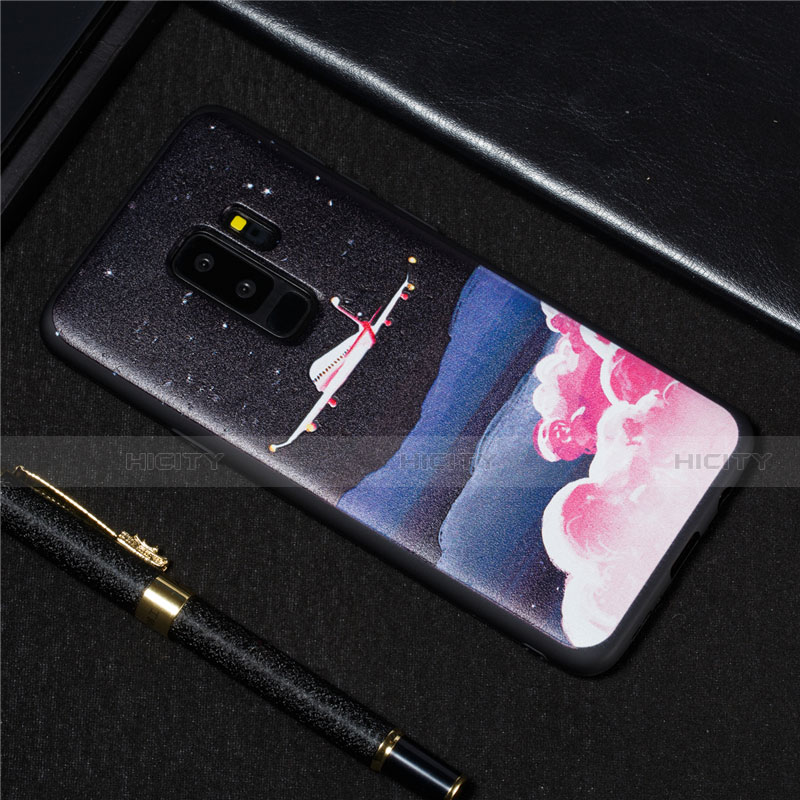 Coque Silicone Motif Fantaisie Souple Couleur Unie Etui Housse S01 pour Samsung Galaxy S9 Plus Plus