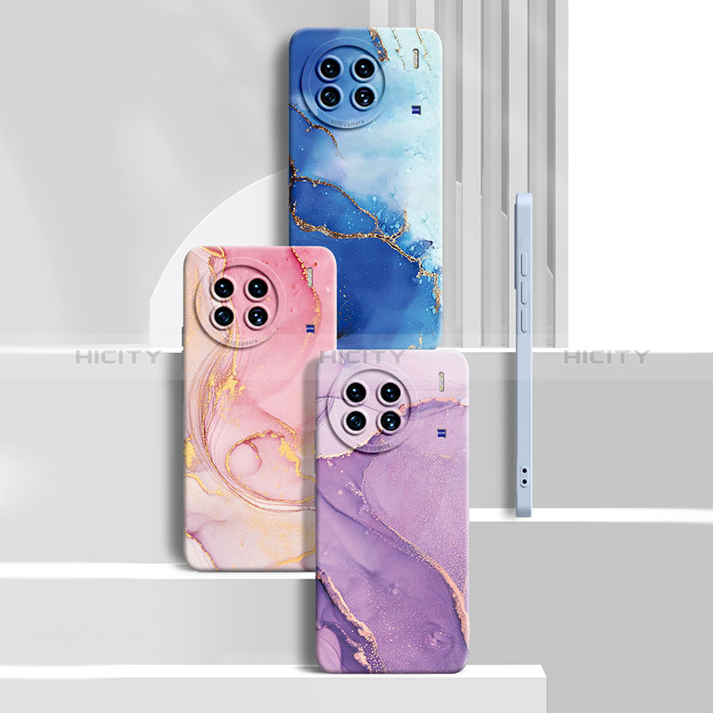 Coque Silicone Motif Fantaisie Souple Couleur Unie Etui Housse S01 pour Vivo X90 5G Plus