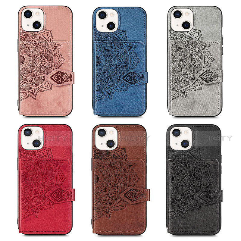 Coque Silicone Motif Fantaisie Souple Couleur Unie Etui Housse S02 pour Apple iPhone 13 Plus