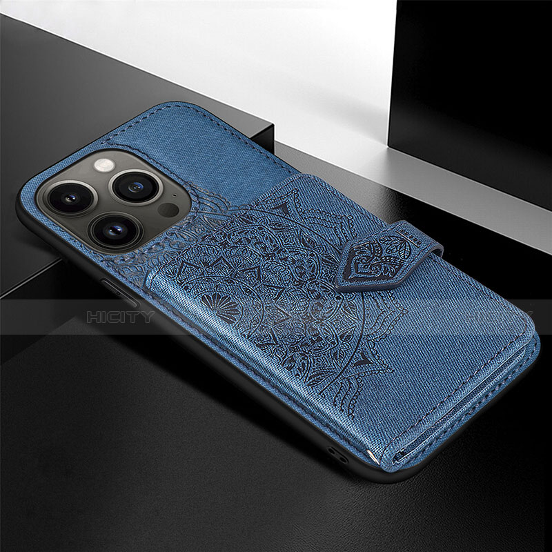 Coque Silicone Motif Fantaisie Souple Couleur Unie Etui Housse S02 pour Apple iPhone 14 Pro Plus