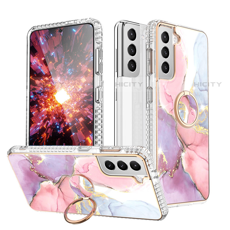 Coque Silicone Motif Fantaisie Souple Couleur Unie Etui Housse S02 pour Samsung Galaxy S21 5G Plus