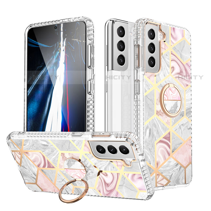 Coque Silicone Motif Fantaisie Souple Couleur Unie Etui Housse S02 pour Samsung Galaxy S22 Plus 5G Plus