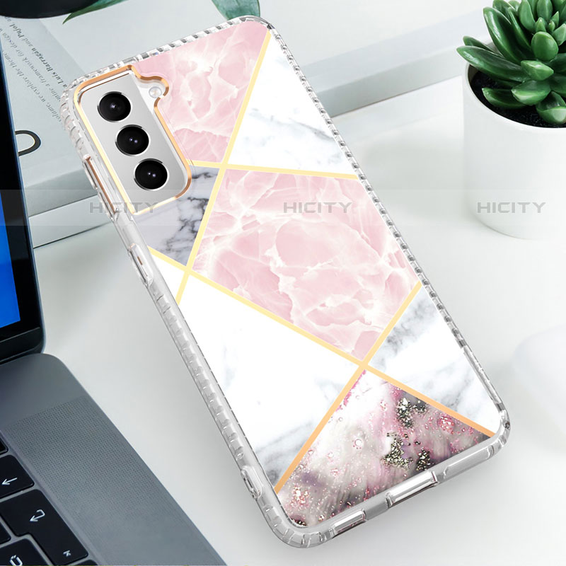 Coque Silicone Motif Fantaisie Souple Couleur Unie Etui Housse S03 pour Samsung Galaxy S21 FE 5G Plus